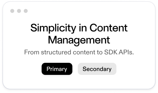 Hero Section preview